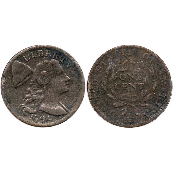1794 S-57 R-1 ANACS VF20 Details (Corroded)