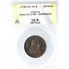 Image 4 : 1794 S-65 R-1 ANACS VG8 Details (Corroded)