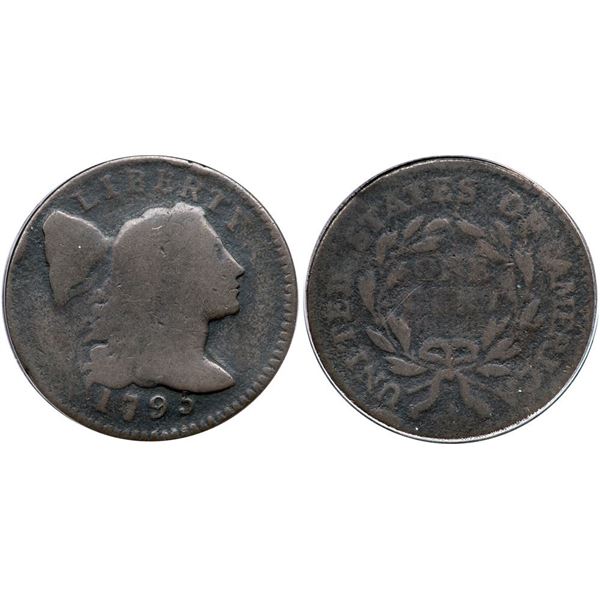 1795 S-74 R-4- Lettered Edge ANACS G4