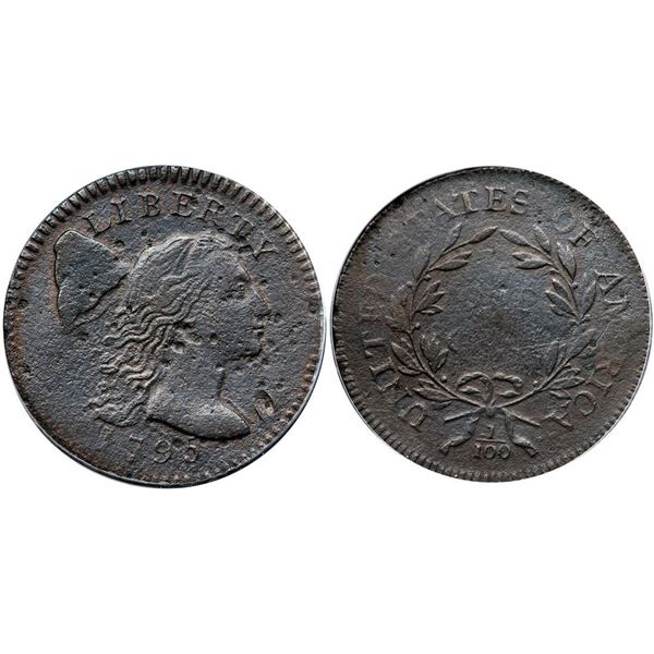 1795 S-77 R-3 ANACS F15 Details (Corroded, Damaged)