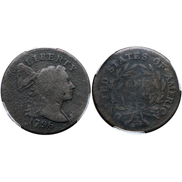 1796 S-81 R-3 PCGS G Detail (Exc. Corrosion)