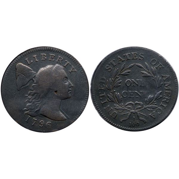 1796 S-84 R-3 ANACS F12 Details (Damaged, Scratched)