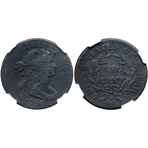 1796 S-92 R-3 Draped Bust NGC VF Details (Environmental Damage)