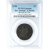 Image 4 : 1796 S-110 R-3 PCGS F Details (Env. Damage)