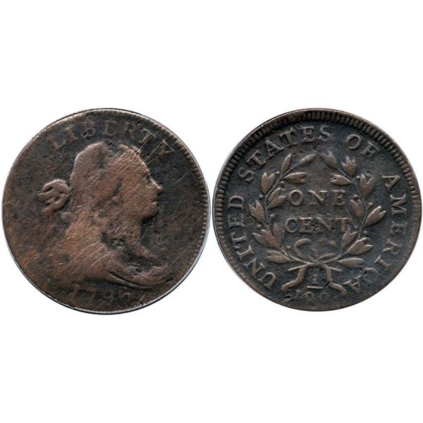 1796 S-115 R-3 ANACS G6 Details (Scratched, Cleaned)
