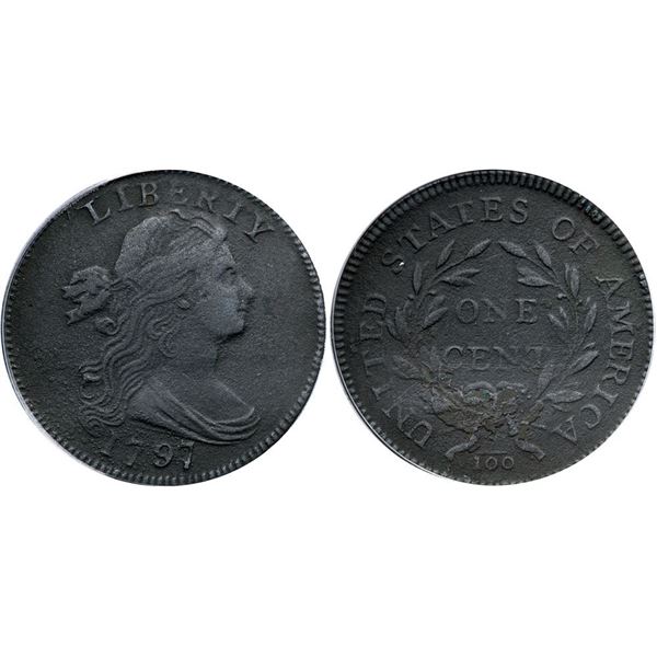 1797 S-120b R-2 Gripped Edge ANACS VF30 Details (Corroded, Scratched)