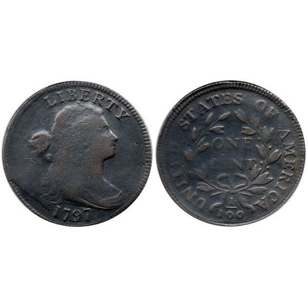 1797 S-139 R-1 ANACS VG8 Details (Corroded, Tooled, Burnished)