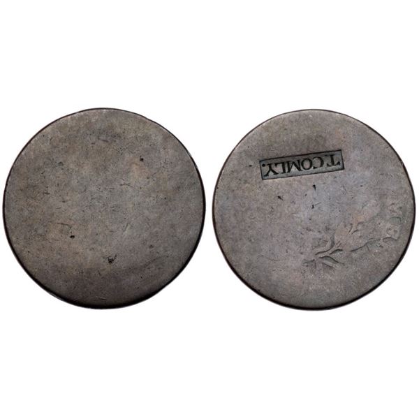 1801 Counterstamped T. COMLY