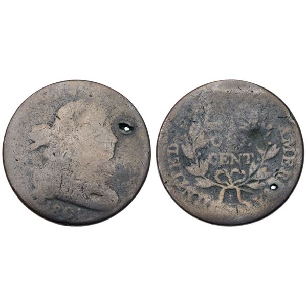 Trio of 1801 Draped Bust Cents