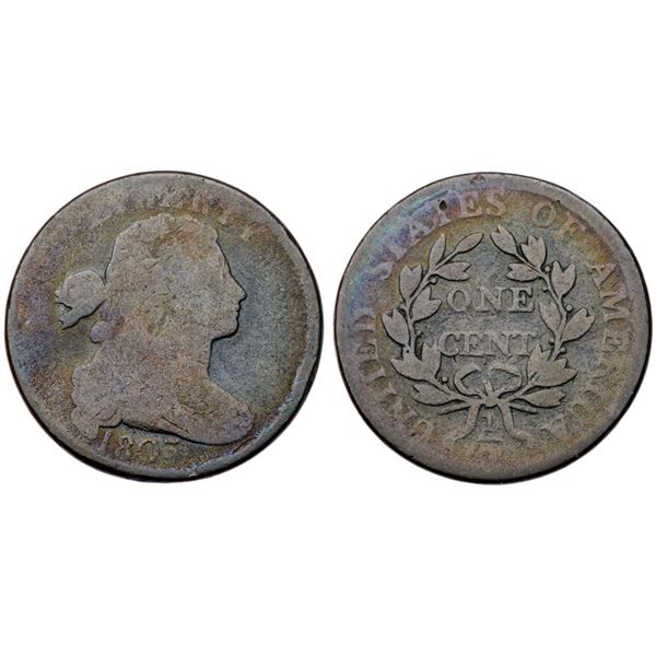 Pair of 1803 Draped Bust Cents
