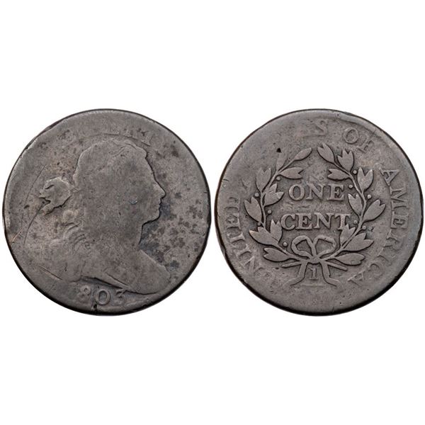 1803 S-261 R-2 Wide Date AG3