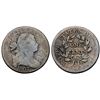 Image 1 : Pair of 1807/6 S-273 R-3 Draped Bust Cents
