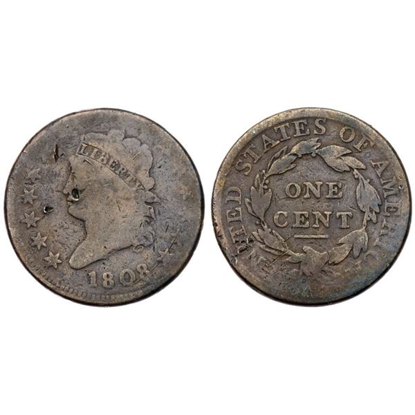 Trio of Classic Head Cents 1808-1810