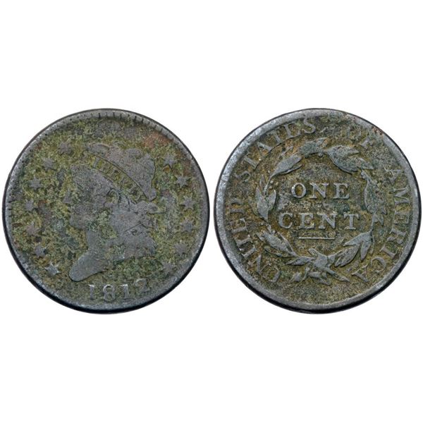 Lot of 4 Classic Head Cents 1812-1814
