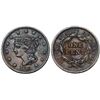 Image 1 : Trio of Petite Head Cents 1840 & 1843 grading VF20