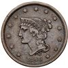 Image 14 : Group of Five 1840 Cents grading F15