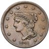 Image 2 : Pair of Petite Head Cents, 1841 & 1842, grading VF20