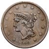 Image 2 : Group of Five 1842 & 1843 Cents grading F15