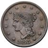 Image 2 : Pair of 1843 Petite Head Cents grading VF25