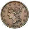 Image 5 : Pair of 1843 Petite Head Cents grading VF25