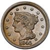Image 2 : Quartet of 1845 Cents grading VF20
