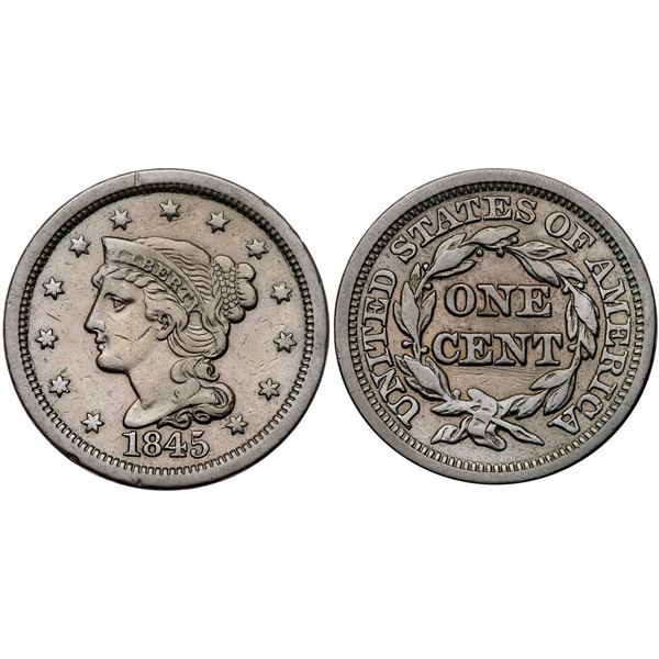 Trio of 1845 & 1846 Cents