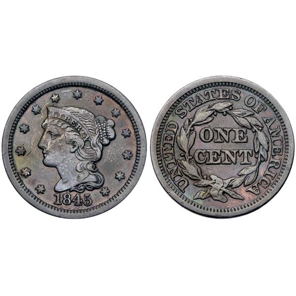 Trio of 1845 & 1846 Cents