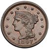 Image 2 : 1847 N-19 R1 Repunched 84 AU55