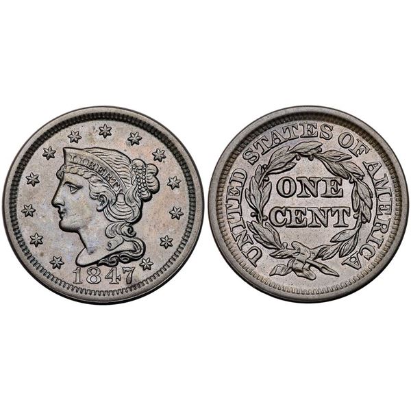 1847 N-30 R4 Repunched 1 EF45