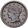 Image 2 : Pair of 1847 Cents with Rim Cuds