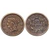 Image 1 : Trio of 1847 & 1848 Cents grading VF25