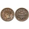 Image 1 : Group of Five 1847 & 1848 Cents grading F15
