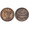 Image 1 : Trio of 1848 Cents, all Scarce to Rare Varieties