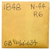 Image 9 : Trio of 1848 Cents, all Scarce to Rare Varieties