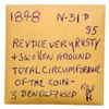 Image 7 : Trio of 1848 Cents grading VF25