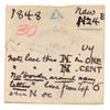 Image 8 : Trio of 1848 Cents grading VF20