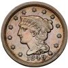 Image 4 : Pair of 1849 Cents grading EF40