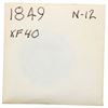 Image 7 : Trio of 1849 Cents grading VF30 to VF35