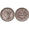 Image 1 : Pair of 1849 & 1850 Cents grading EF45