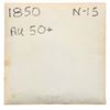 Image 7 : Pair of 1849 & 1850 Cents grading EF45