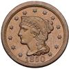 Image 3 : Pair of 1850 Cents grading EF40
