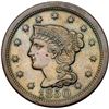 Image 2 : Pair of 1850 Cents grading EF40