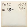 Image 7 : Pair of 1850 Cents grading EF40