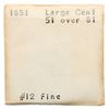 Image 10 : Group of Five 1850 & 1851 Cents grading F15
