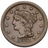 Image 11 : Group of Five 1850 & 1851 Cents grading F15