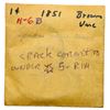 Image 4 : 1851 N-6 R1 Repunched 1's AU58