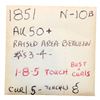 Image 7 : Pair of 1851 Cents grading EF45