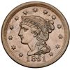 Image 2 : Pair of 1851 Cents grading EF40 to EF45