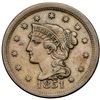 Image 2 : Trio of 1851 Cents grading VF25