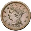 Image 7 : Trio of 1851 Cents grading VF25
